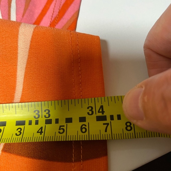 Boston Proper Women's Orange Dress - Sz 0 EUC - Picture 6 of 7